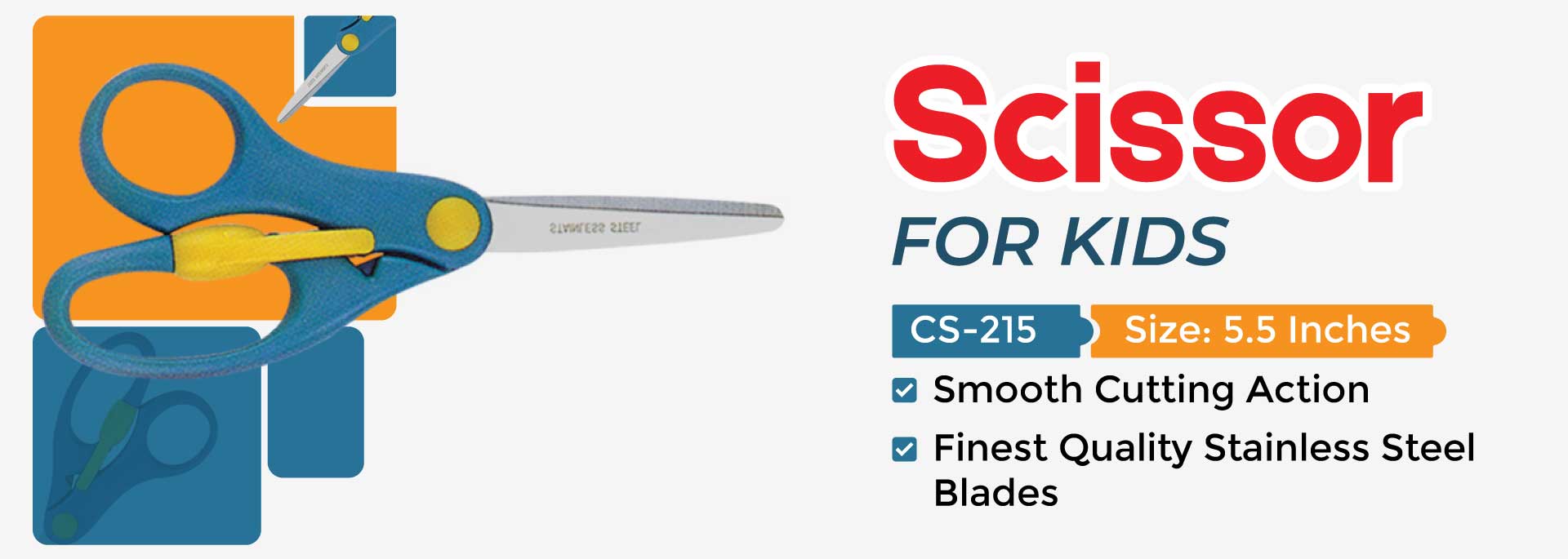 Sturdy, sharp scissors for effortless cutting